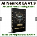 AI NeuroX EA v1.9 - Using Perplexity AI and ChatGPT-4 - Real Time Data Analysis - GOLD/XAUUSD - M15 - Minimum USD100